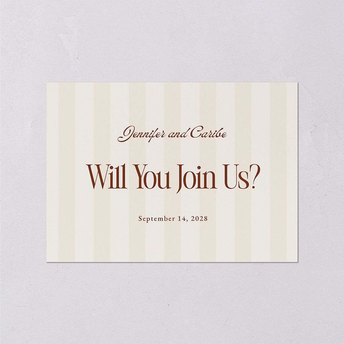 Vintage Romantic Photo Wedding Response Cards Copper Signature Standard