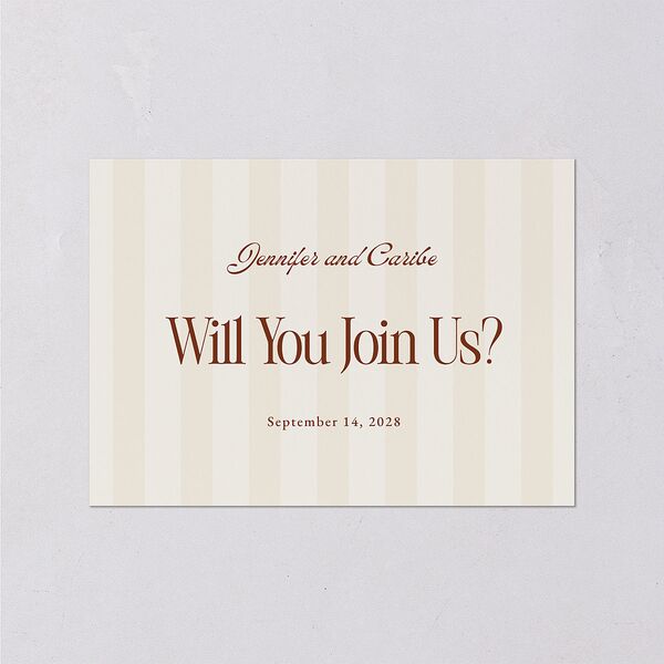 Vintage Romantic Photo Wedding Response Cards Copper Signature Standard