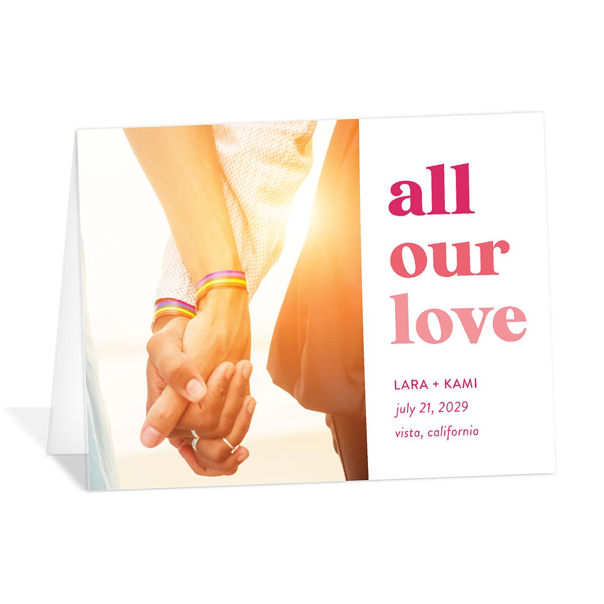 Vibrant Bold Thank You Cards