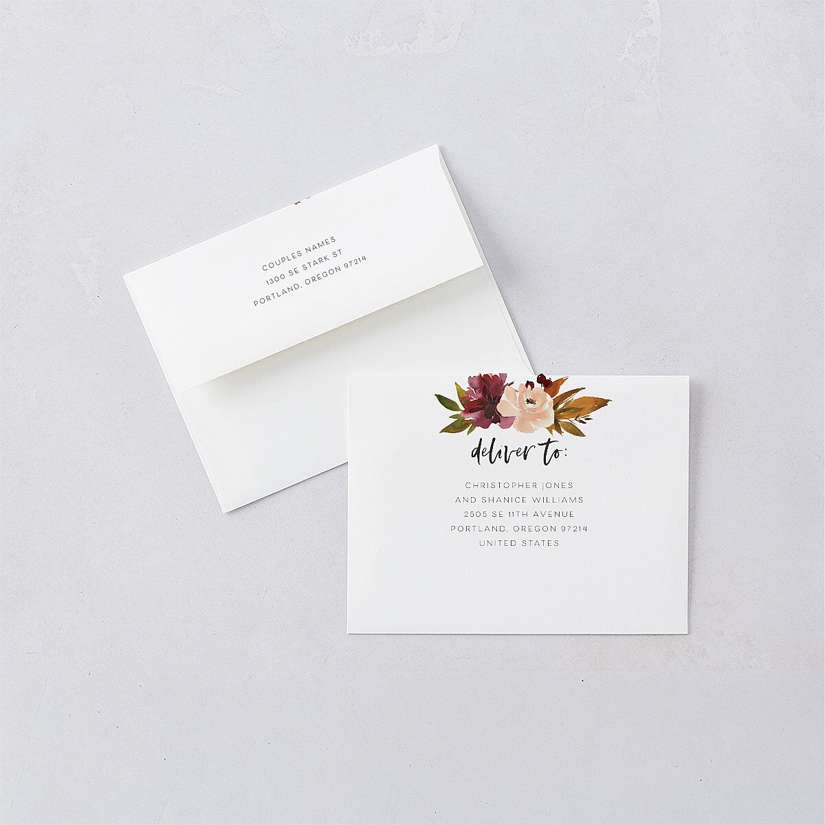 Fall Foliage Save The Date Magnets Chestnut Magnet Paper