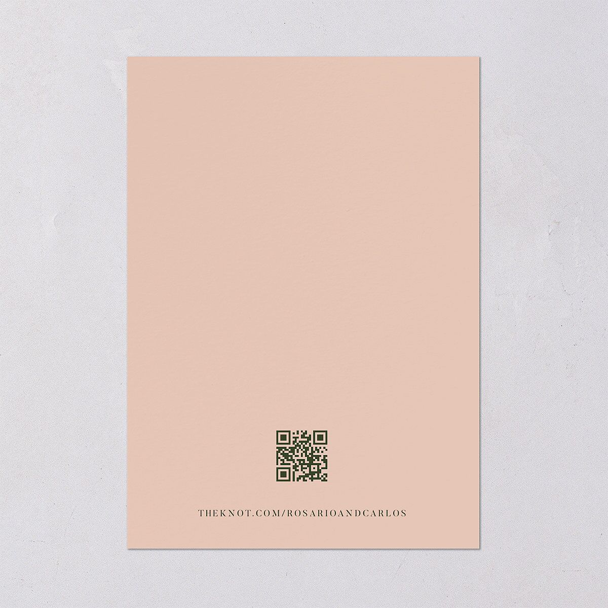 Flores Tropicais Wedding Invitations Gold Red Clay Signature Blank No Standard