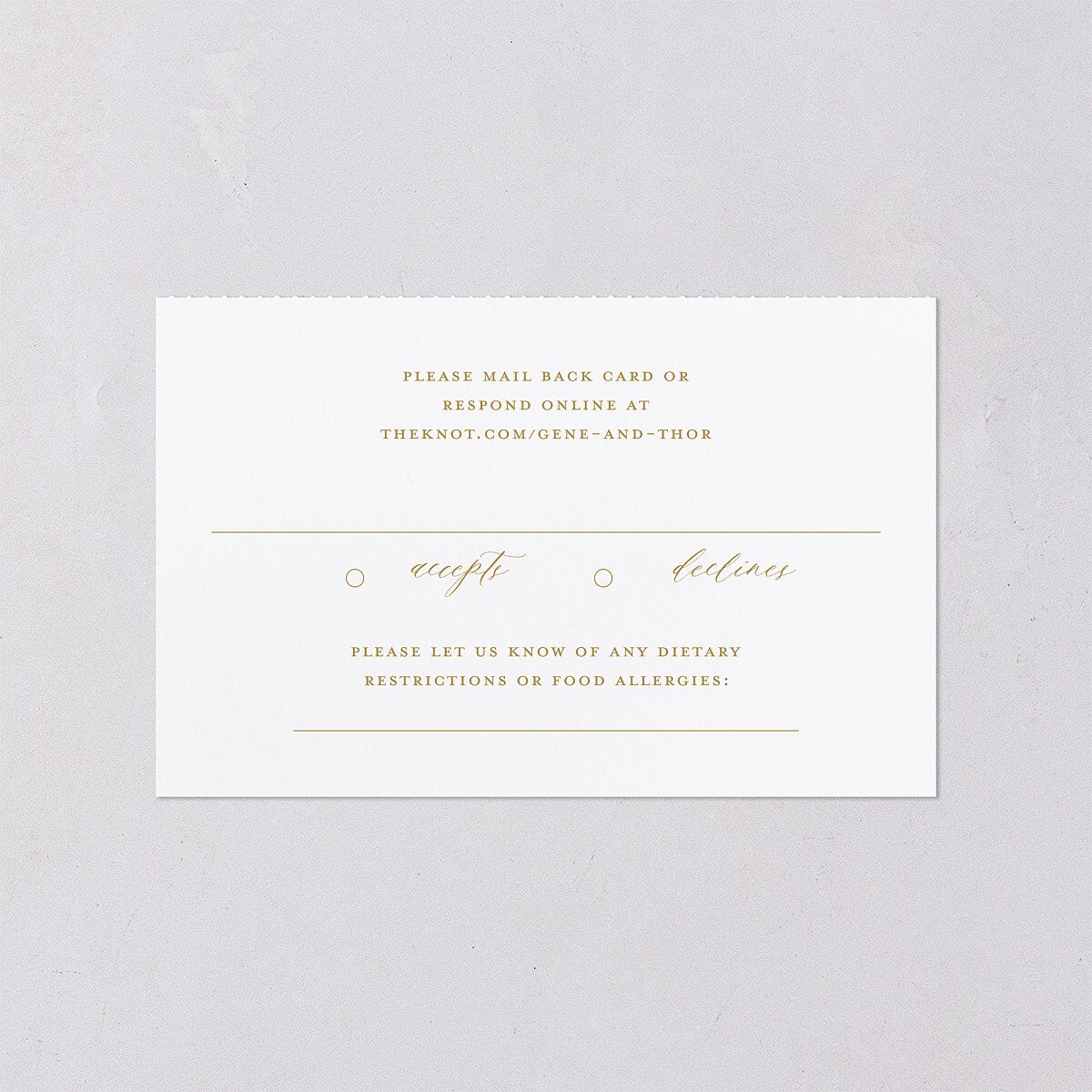 Dark Vintage Fantasy All-in-One Wedding Invitations Dark Emerald Signature Light Both Recipient and Return Addresses No