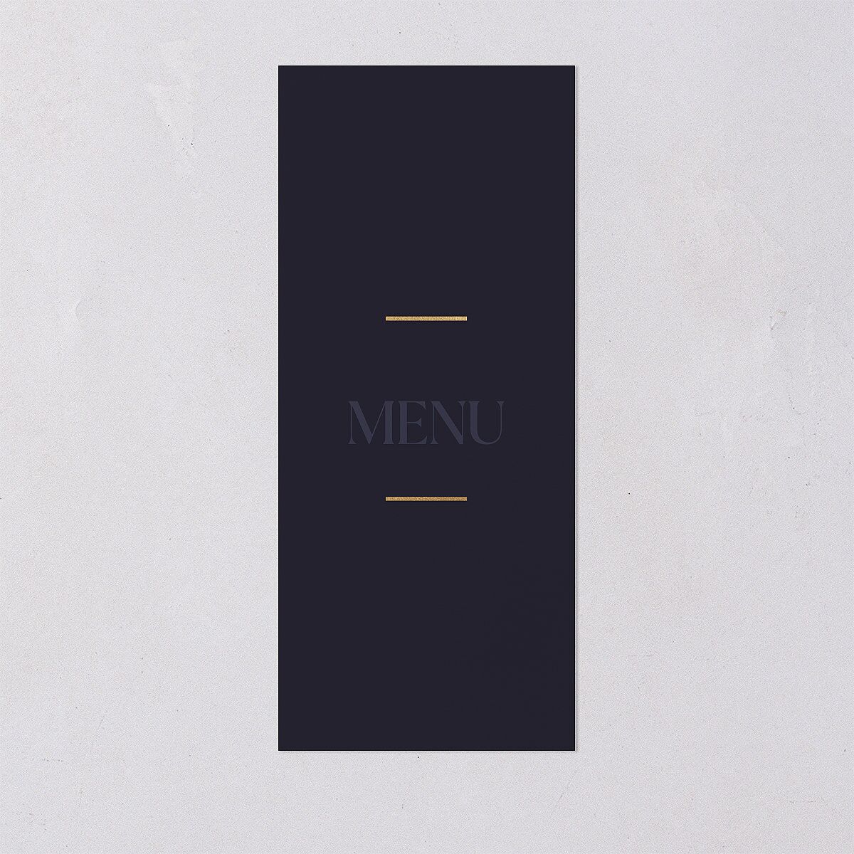 Gilded Bold Menus Gold Navy Signature
