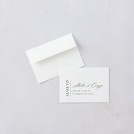 Sahara Pattern Wedding Response Cards Deep Bronze Signature Standard