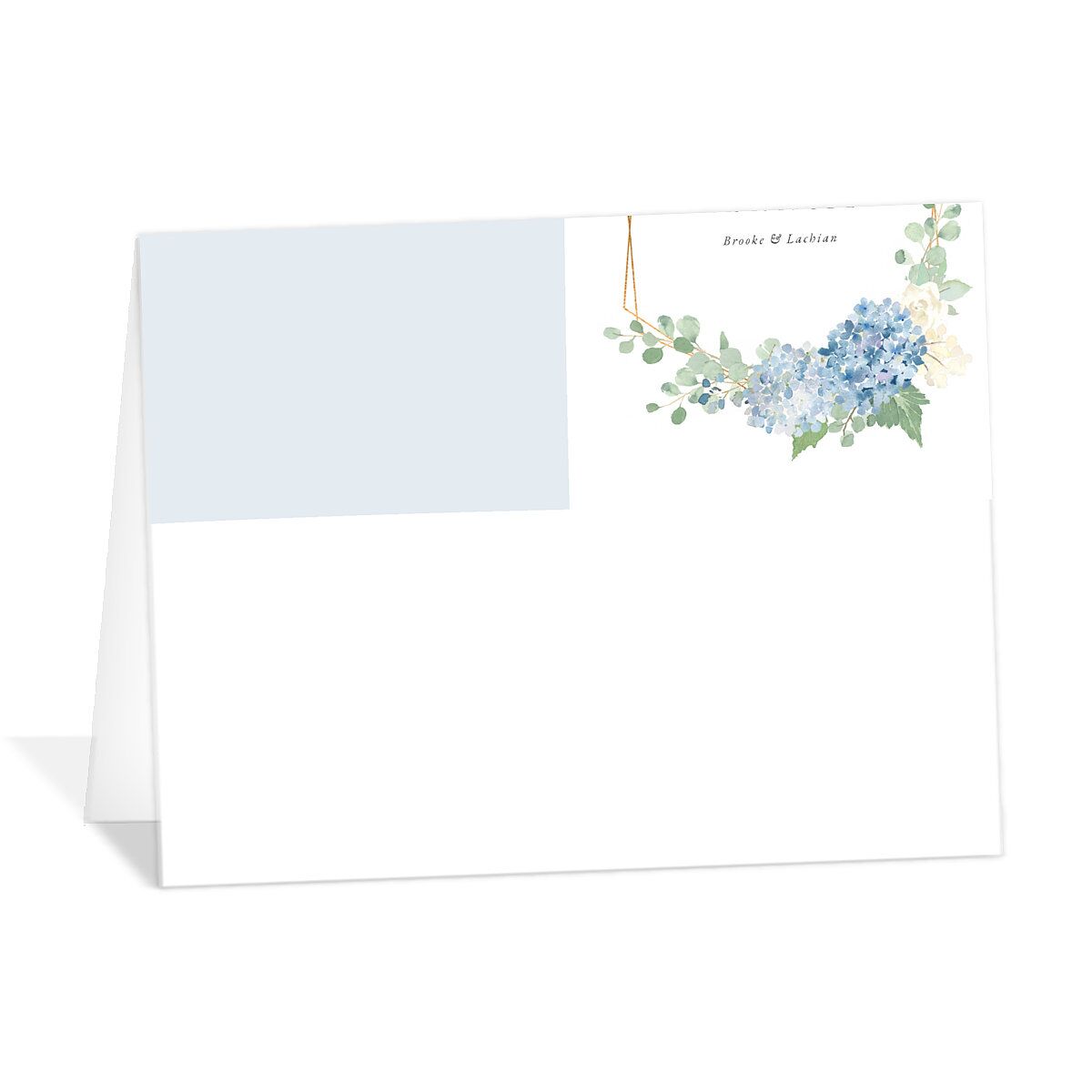 Elegant Hydrangea Thank You Cards