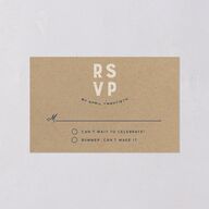 Vintage Mountain All-in-One Wedding Invitations Dusty Blue Signature Light Both Recipient and Return Addresses No