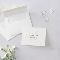 Ampersand Flourish Thank You Cards Snow