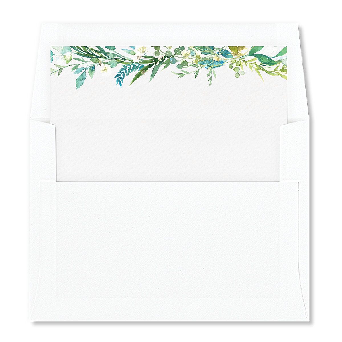 Leafy Monogram Hoop Envelope Liners