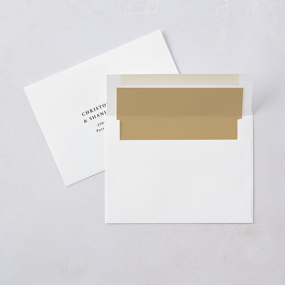 Bright New Year Envelope Liners Tan Standard