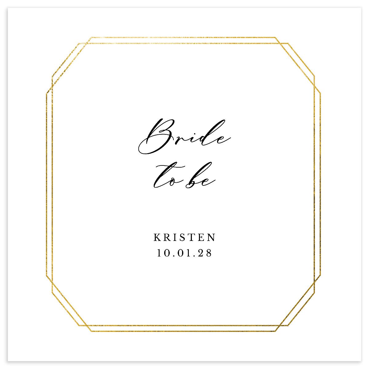 Eucalyptus Frame Bridal Luncheon Napkins