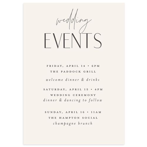 Hawaiian Tropical Monstera Frame Wedding Enclosure Cards Charcoal Signature Standard
