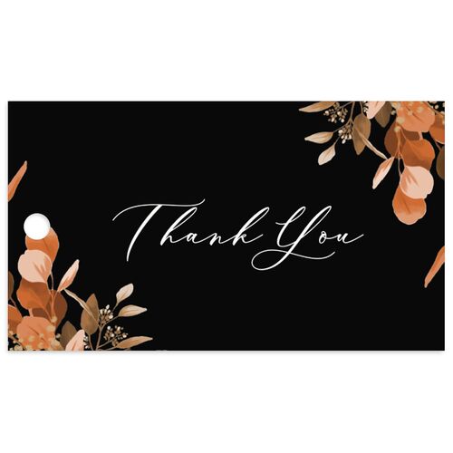 Eucalyptus Frame Favor Gift Tags Walnut Signature