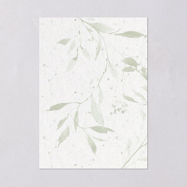 Pressed Leaves Rehearsal Dinner Invitations Thyme Signature Blank Standard