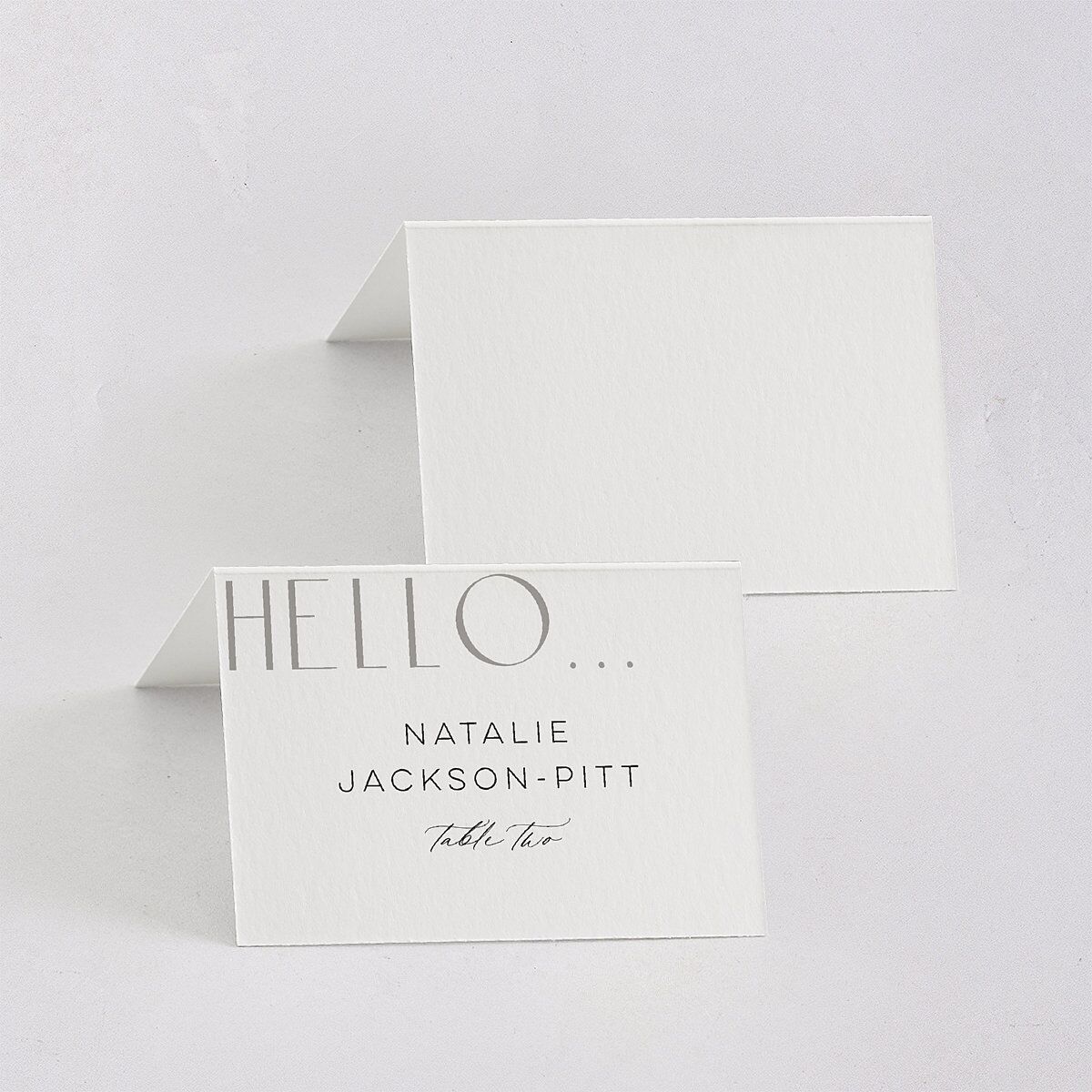 Real Talk Place Cards Cotton Signature