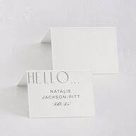 Real Talk Place Cards Cotton Signature