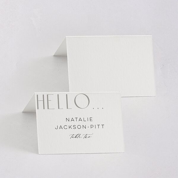 Real Talk Place Cards Cotton Signature