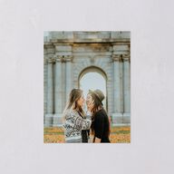 Elegant Monogram Save the Date Petite Cards Pure White Signature smooth Blank No Standard