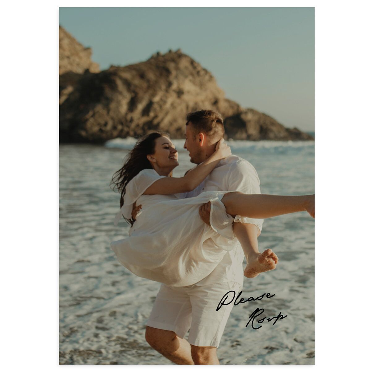 Vintage Film Wedding Response Cards