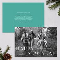 Next Step Holiday Cards Sky Signature Blank Standard Landscape
