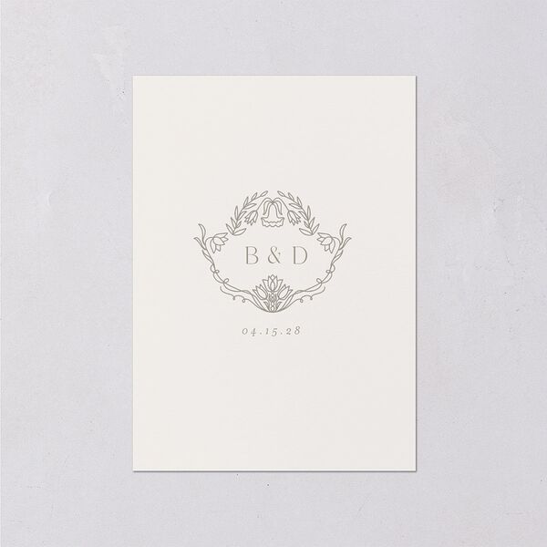 Ornate Regency Wedding Enclosure Cards Gold Bisque Signature Standard