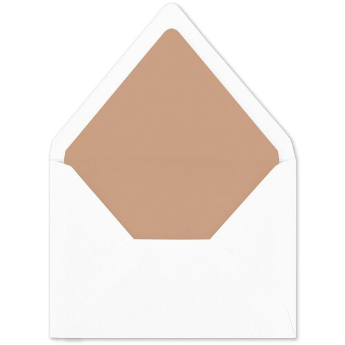 Minimal Leaves Euro Envelope Liners Saddle Luxe