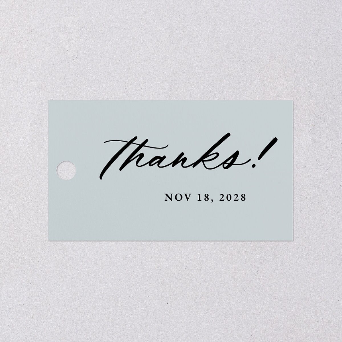 Vertical Names Favor Gift Tags Licorice Signature