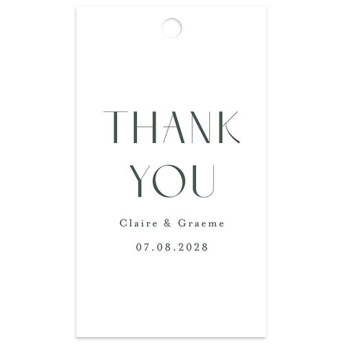 Tartan Crest Favor Gift Tags Pool Signature