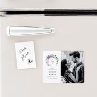 Romantic Wisteria Save The Date Magnets Purple Petal Magnet Paper