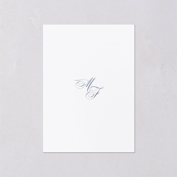 Elegant Rose Crest Wedding Enclosure Cards Sapphire Signature