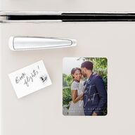 You Are Mine Save The Date Magnets Pure White Magnet Paper