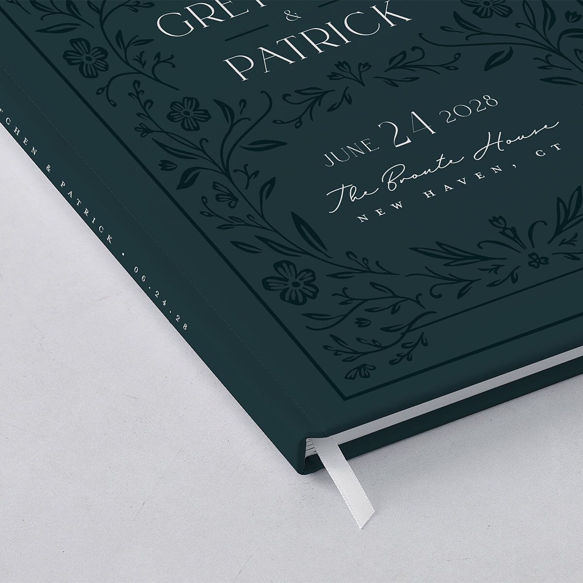 Storybook Filigree Guest Books Dark Night