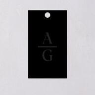 Gilded Bold Favor Gift Tags Gold Licorice Signature