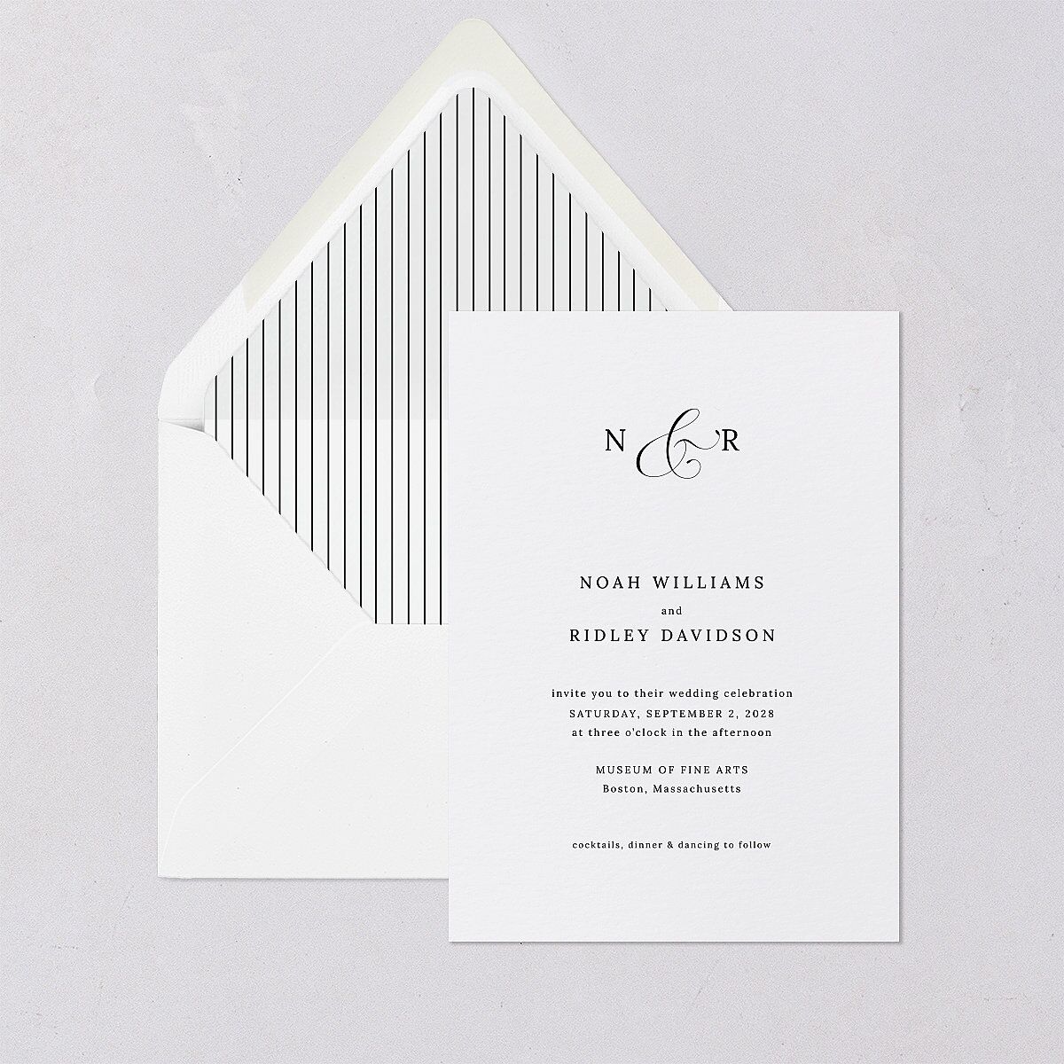 Elegant Polished Minimalist Euro Envelope Liners Pure White Luxe