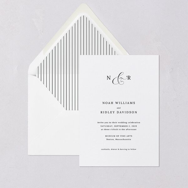Elegant Polished Minimalist Euro Envelope Liners Pure White Luxe