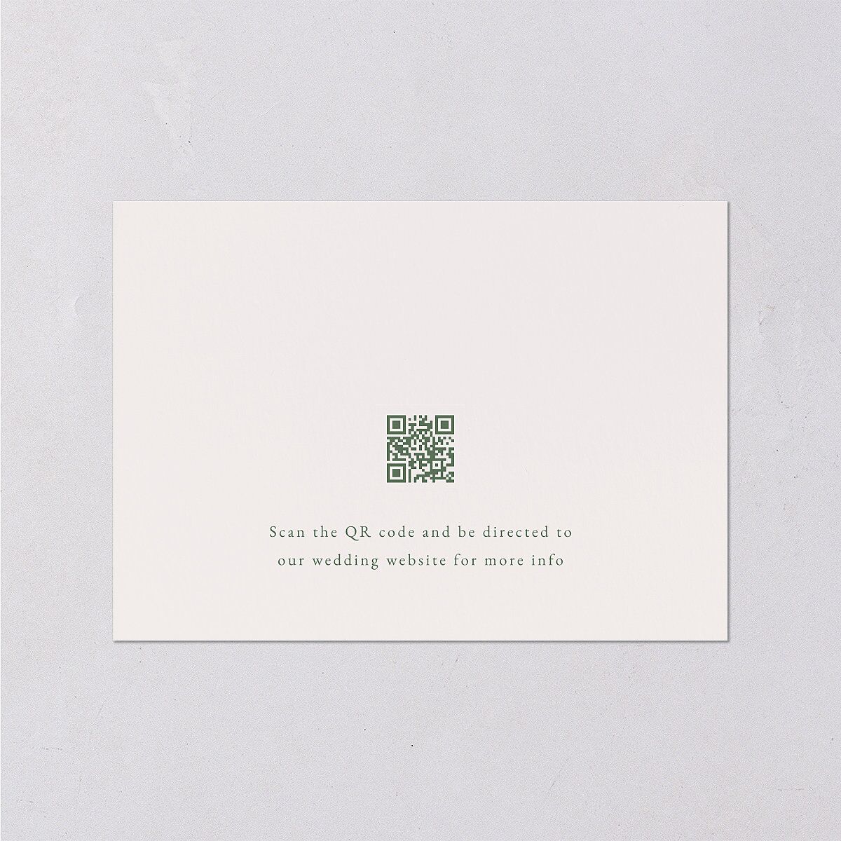 Simple Rustic Wreath Wedding Response Cards Eucalyptus Signature Standard