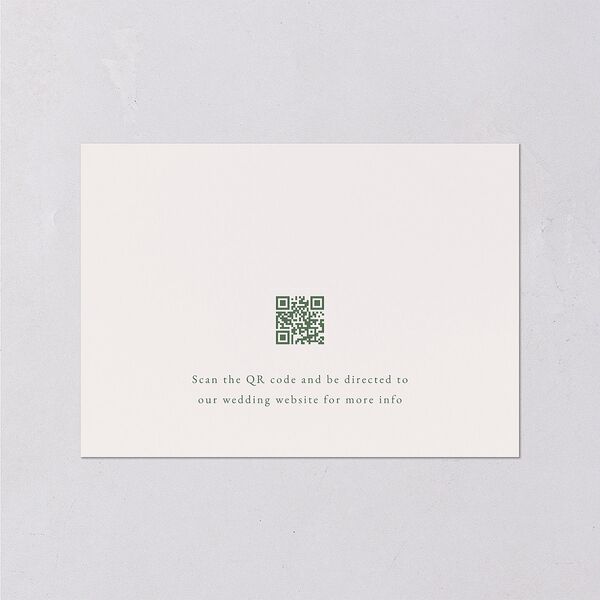 Simple Rustic Wreath Wedding Response Cards Eucalyptus Signature Standard