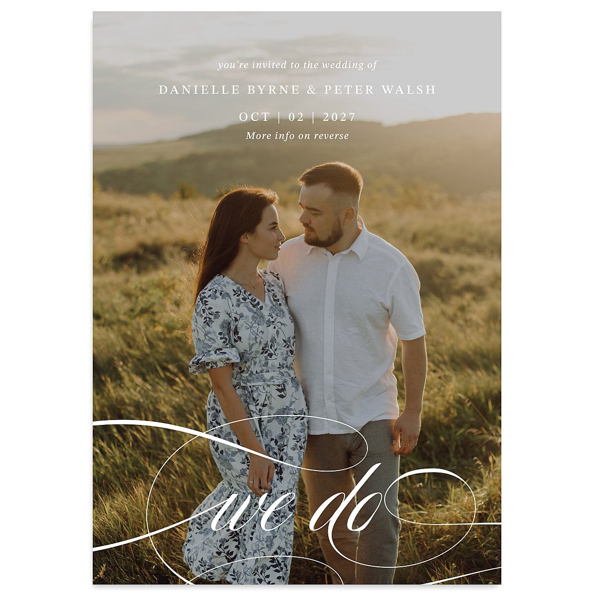 Photo Vow Wedding Invitations