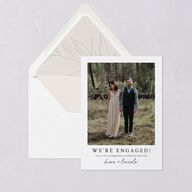 Captured Love Engagement Party Euro Envelope Liners Pure White Luxe