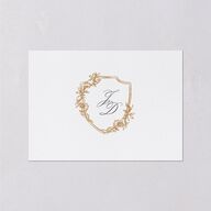 Medieval Castle Wedding Response Cards Almond Signature Standard