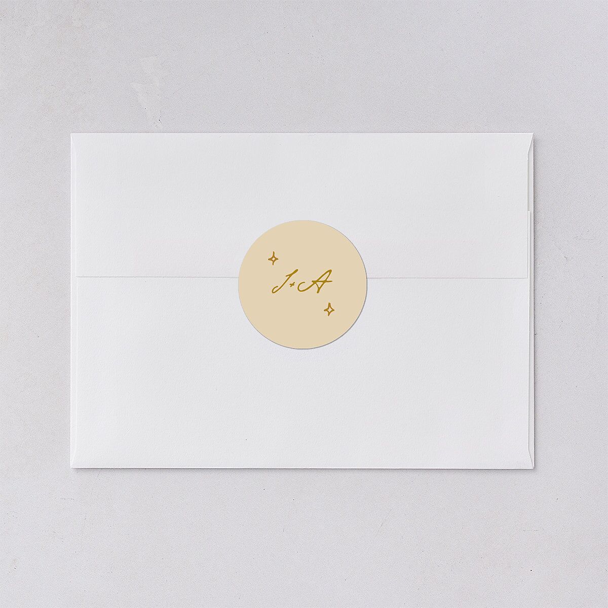 Hand Drawn Cake Wedding Stickers Dark Camo Circle