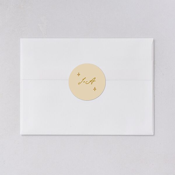 Hand Drawn Cake Wedding Stickers Dark Camo Circle
