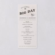 Western I Do BBQ Wedding Programs Taupe Signature