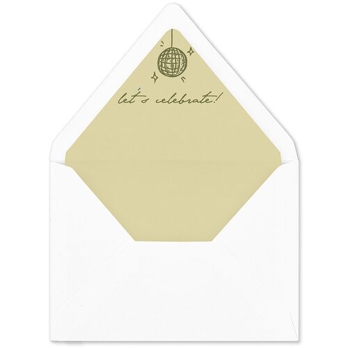 Hand Drawn Cake Euro Envelope Liners Dark Camo Luxe