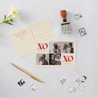 Bold Year Photo Series Thank You Postcards Candy Pink