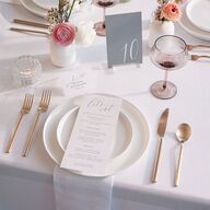At Last Table Numbers Dusty Blue Signature
