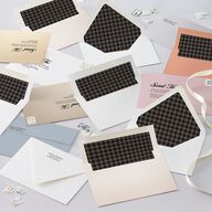 Our Day Wedding Invitations Deep Bronze Signature Blank Standard No