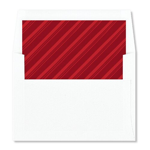 Painted Merry Envelope Liners Ruby Standard