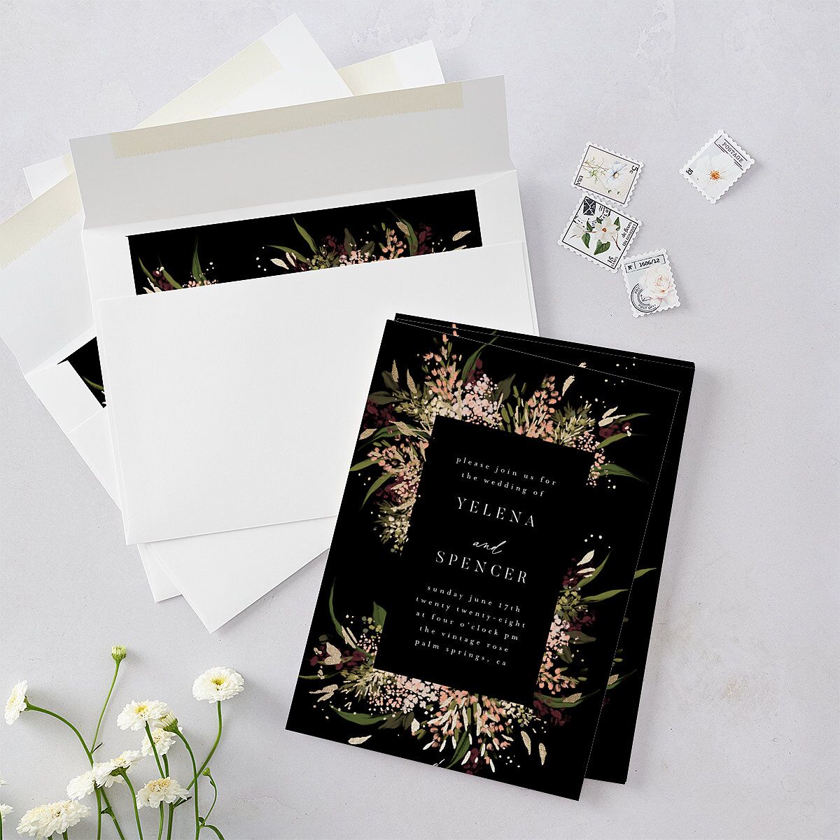 Moody Romance Wedding Invitations — view 4