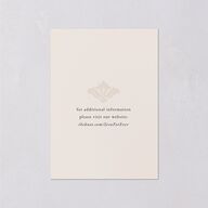 Elegant Damask Wedding Enclosure Cards Silver Champagne Signature