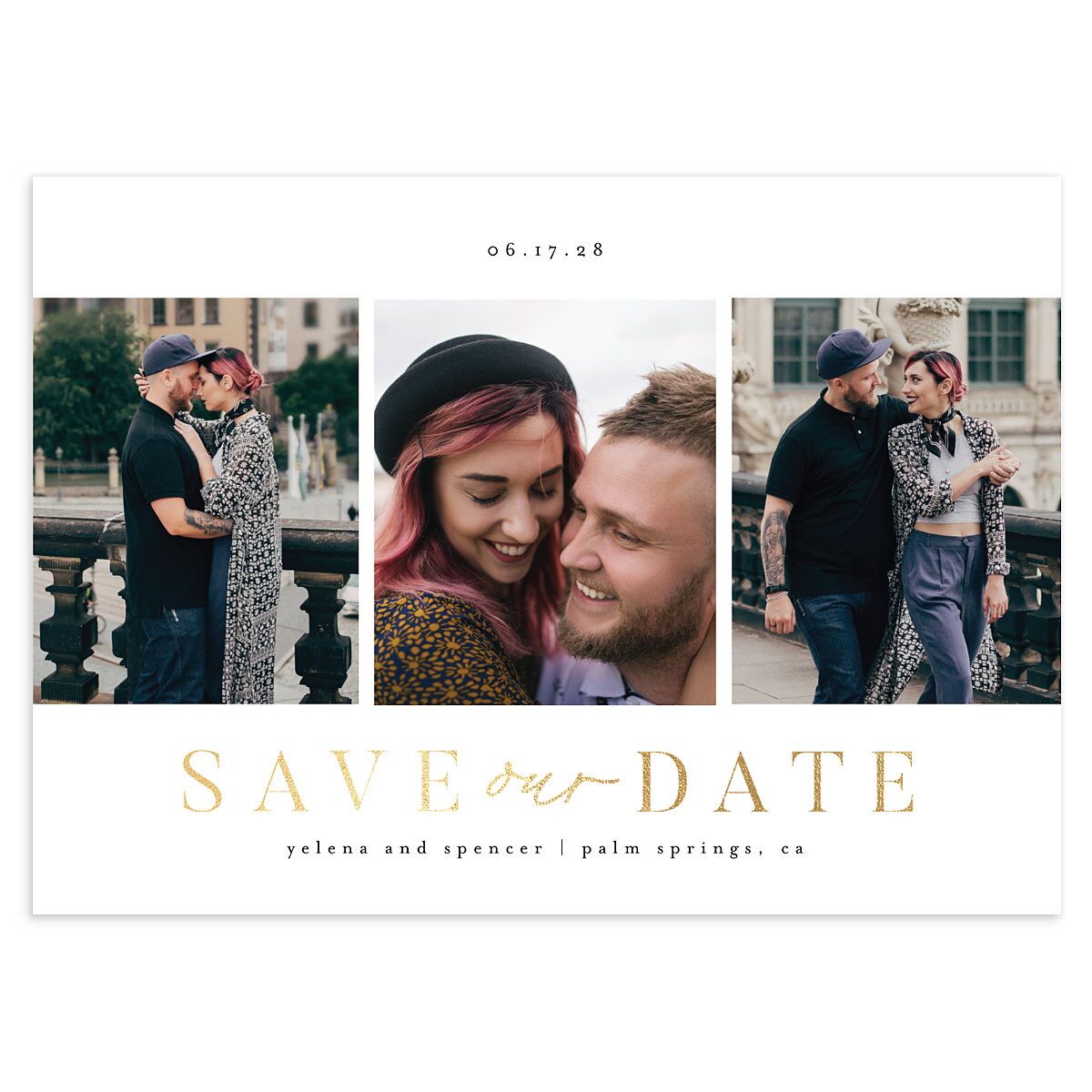 Moody Romance Save the Date Cards